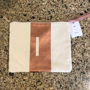 Toiletry Bag with “L” Initial